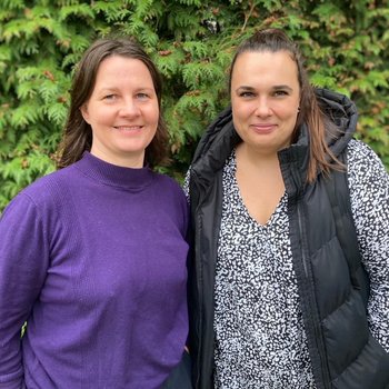 Rebecca Bartusch (links) und Sarah Tiedemann